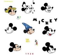 RoomMates stickers muraux Mickey Mouse Classic vinyle 20 pièces Multicolors G