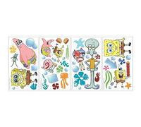 RoomMates stickers muraux Bob l'éponge Pantalon carré vinyle 45 pièces Multicolore G