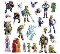 Stickers Repositionnables Zelda : Ocarina Of Time 3D