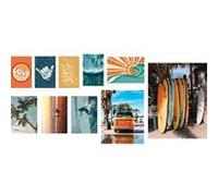 ROOMMATES Stickers repositionnables - Affiches de surfs Multicolors G
