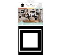 ROOMMATES Stickers repositionnables - cadres noirs Multicolors G