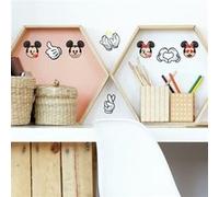 ROOMMATES Stickers repositionnables Disney Mickey et Minnie envoient Emoji DISNEY 22x44cm Multicolors G