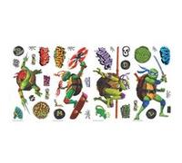 ROOMMATES Stickers repositionnables - Les Tortues Ninja - Tous les Personnages Multicolors G