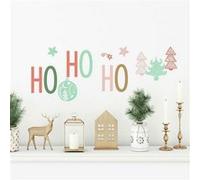 ROOMMATES Stickers repositionnables Lettres et déco de noël « Falalala » Gris G