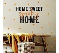 ROOMMATES Stickers repositionnables lettres et motifs « Home Sweet Home » Noir G