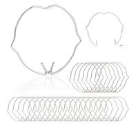 Roosea 30 Pièces Anneaux de fixation de Lampe pour Spot MR16 GU10 Led de 50 mm, MR16 GU10 Pince de fermeture, Anneaux de fixation de lampe