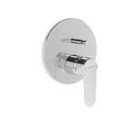 Root Round mitigeur de douche à encastrer à levier, vendu sans corps d'encastrement, chrome (A42727EXP)