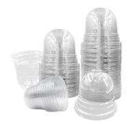 RooTrimmer Lot de 50 dômes Transparents pour Pots de Fleurs compatibles avec Les Pots de semis de 10,2 cm pour Jardinage intérieur et extérieur (50 pièces, Transparent)
