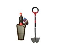 Venteo - Pack RootSlayer™ - Noir - Adulte - RootSlayer à main™ + RootSlayer dresse bordures™ - Jardin - Acier de carbone - Manche 360° Noir G