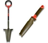 NOIR ROUGE ROOTSLAYER VENTEO Pack RootSlayer¿ Rootslayer/couteau de sol à main Outils complémentaires Multifonctions/léger/facile d'utilisation Idéal pour bêcher/creuser/ transplanter/couper les bordu