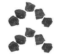 RORPOIR 10 Pièces Pierres Chauffantes de Sauna pour Spa Sec, Pierre | Rétention Thermique, Répartition Homogène, pour Poêle Électrique, Sauna Domestique et Hammam, Lot de Pierres