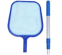RORPOIR 1ensemble Filet de Nettoyage Piscine Télescopique Léger avec Canne Aluminium pour Ramassage et Débris Nettoyeur Étang et Bassin Facile à Utiliser et Ranger