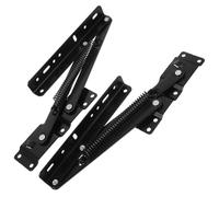 RORPOIR 2pièces Charnière de Levage pour Table Basse Pliable Mécanisme Robuste Acier Laminé à Froid Système à Ressort pour Ajustement Fluide et Gain de Place Accessoire Meuble Salon