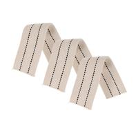 RORPOIR 3 Pièces Mèche Lampe à Pétrole en Coton Beige pour Lampe à Huile et Lanterne Tempête, Combustion Propre et Remplacement Facile, pour Kits de Survie et Éclairage D'ambiance