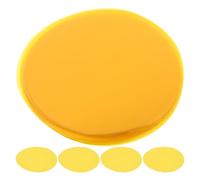 RORPOIR 30 Pièces Film de Lumière Coloré Jaune Rond en Pet pour Spots LED Encastrés, Haute Transmission Lumineuse Installation Facile pour Chambres et Filtres de Plafonnier