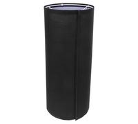 RORPOIR Abat-jour Détachable E27 de Lampadaire Cylindrique en Tissu Noir Style Stylisé et Moderne, Soft Light pour Salon et Espace de Travail