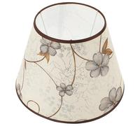 RORPOIR Abat-jour Lampe Vintage en Tissu à Motif Fleuri, Structure Simple, Usage Polyvalent pour Bar et Bibliothèque