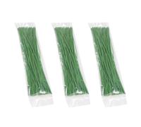 RORPOIR Attaches pour Plantes de Jardin, câble de Fixation Vert, Lot de 300, Support réglable en Fil plastifié pour légumes et Plantes en Serre