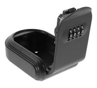RORPOIR Boîte à Clés de Sécurité à Combinaison, Plastique Noir, Portable | Rangement pour Clés, Usage Entreprises et Maisons, Format Compact, 1 Pièce