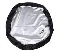 RORPOIR Bouclier de Table Basse Ronde en Tissu Oxford 210D Imperméable, Protection Légère pour Mobilier de Terrasse et Jardin, Idéal pour Café en Plein Air, Diamètre 76 cm