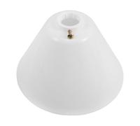 RORPOIR Cache Conique Blanc en Plastique, Pièce de Rechange | Diamètre du Trou 2,3cm, Finition Polie, Vis Incluse, Protège la Fixation la Poussière, Installation Domestique