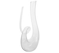 RORPOIR Carafon à Vin en Verre 1300ml Fond Plat pour Améliorer le Bouquet Vin à Domicile