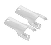 RORPOIR ouverture Boîte à Appâts en Acier Argenté, Lot de 2 Pièces pour Boîte Appat Souris, Forme Ergonomique Ouverture Facile en Intérieur et Extérieur
