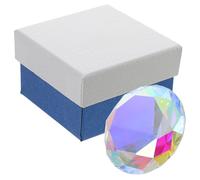 RORPOIR Décorations Diamant en Verre Cristal 60mm 1 Pièce pour Table