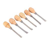 RORPOIR Ensemble de 6 Ciseaux à Bois Professionnel en Acier et Bois pour Sculpture Outils de Sculpture pour Amateurs et Professionnels Plusieurs styles