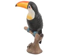 RORPOIR Figurine de Toucan pour Outils Pédagogiques en PVC Réaliste et Accessoire Éducatif, Modèle Unique et Vivant pour Décoration Intérieure