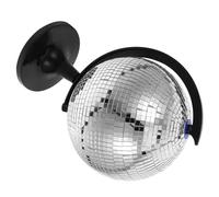 RORPOIR Globe Décoratif Accessoire Original et Élégant Style Boule Disco Rotative en Verre Design Créatif et Construction Robuste pour Bureau et Fête