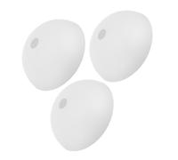 RORPOIR Lot de 3 -jours en Plastique Blanc Forme Champignon pour Lampadaire E27 Diffusion de Lumière Décoration Intérieure Maison