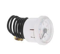 RORPOIR Manomètre de chaudière 4 bar pour chaudière murale, chauffage au sol, raccord 6 mm, diamètre intérieur 37 mm, mesure précise, pièce détachée pour chauffage domestique