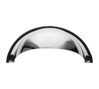 RORPOIR Miroir de sécurité routière convexe en acrylique 30 cm x 180° pour angles morts, rétroviseur de circulation extérieur, adapté aux garages et zones à fort trafic