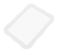 RORPOIR Miroir Magnétique pour Casier Blanc en PS avec Miroir Grossissant, Facile à Entretenir, pour Surface Métallique et Comptoirs