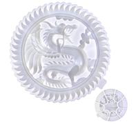 RORPOIR Moule Silicone Dragon pour Résine Époxy Moule Relief Dragon Flexible pour Décoration DIY Plaque Embossée et Facile à Démouler