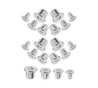 RORPOIR Outils de Travail du Bois 20 Pcs Goupilles de Centrage à Tourillon Acier 6-12 Mm Assortiment pour Perçage Précis et Positionnement de Meubles Bois Bricolage Professionnel