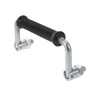 RORPOIR Poignée de porte du poêle à bois, Poignée de remplacement pour gril, Forme U Pliable, Métal, Entraxe 14 CM, Accessoire pour chaudière et poêle à charbon, camping extérieur