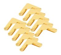 RORPOIR Protège-Coins pour Albums Photo en Fer Doré, 10 Pièces | Angle de Protection Métal, Style Antique Élégant, pour Pochettes et Menus, DIY Crafts