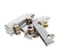 RORPOIR Roulettes pour Portes Coulissantes en Cuivre et Acier Inoxydable 5mm 6pcs, Galets pour Portes de Placards en Verre, Utilisation en Vitrines et Meubles