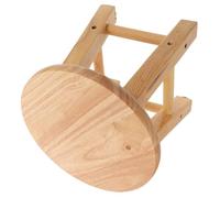 RORPOIR Tabouret à Chaussures Compact en Bois Chic et Rustique, Pratique Maison Dortoir, Dimensions 25x25 Cm, Design Solide et Élégant