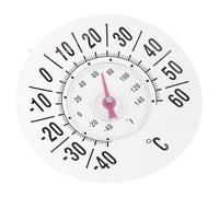 RORPOIR Thermomètre Intérieur à Ventouse avec Grosse Ventouse, Thermomètre Domestique pour Fenêtre en Pvc et Pc, pour Chambre de Bébé et Jardin