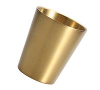 RORPOIR Verres à Liqueur en Acier Inoxydable 250ml Double Paroi Dorés, Design Creux Isolant, Fond Antidérapant, Faciles à Nettoyer pour Bar à Domicile