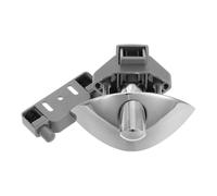 RORPOIR Verrou à Bouton Poussoir Chromé pour Rv et Bateau Latch de Cabinet pour Armoire sans Clé Montage sur Porte Épaisse Métal Robuste et Design Discret
