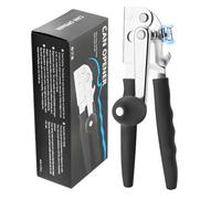 Roryimke Ouvre-boîte manuel professionnel en acier inoxydable très résistant avec poignées extra longues pour grandes boîtes de cuisine