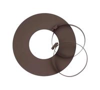 Rosace avec deux colliers de serrage - CB-tec Brune, 100 mm