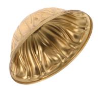Rosace Cuivre Doré pour Plafonnier, Cache de Montage Plafond Intérieur | Surface Polie, Trou de 0,4 Pouce, Fixation Stable, Installation Pratique dans Salons et Chambres, Usage Polyvalent