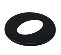 Rosace de cheminée DN 150 mm pour plafond incliné à 45° peint noir cheminée à granulés
