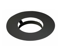 Rosace de finition - pour conduit Duoten - laquée noir - 200 mm TEN