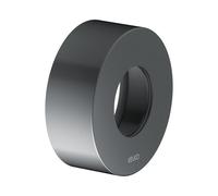 Rosace de rallonge KEUCO pour robinetterie thermostatique encastrée, forme de rosace ronde, 59553130281, Couleur: Chrome noir brossé